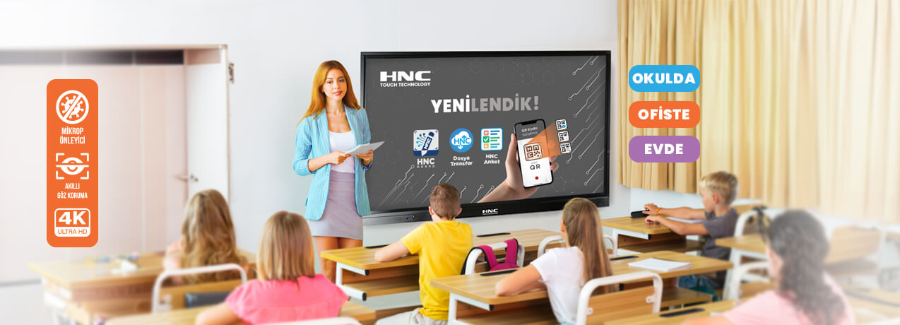 Akıllı tahta anasayfa ekran resmi