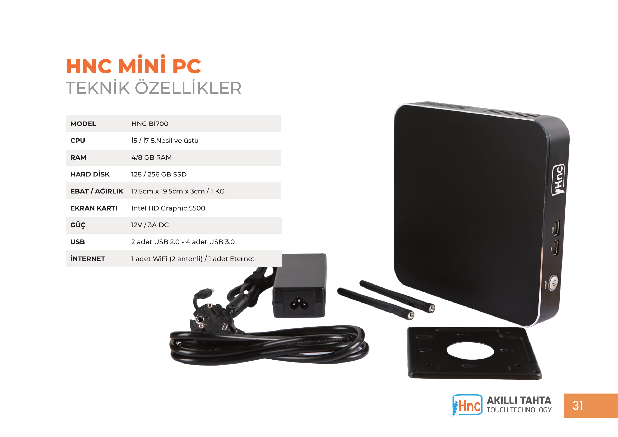 Hnc Akıllı Tahta Mini Pc Ürün Resmi
